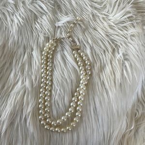Peal PLAY necklace beads elastic vintage vtg necklace costume jewelry statement